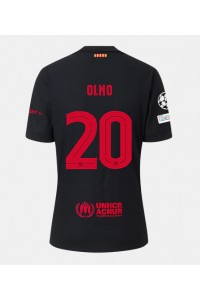 Barcelona Dani Olmo #20 Jalkapallovaatteet Vieraspaita 2024-25 Lyhythihainen